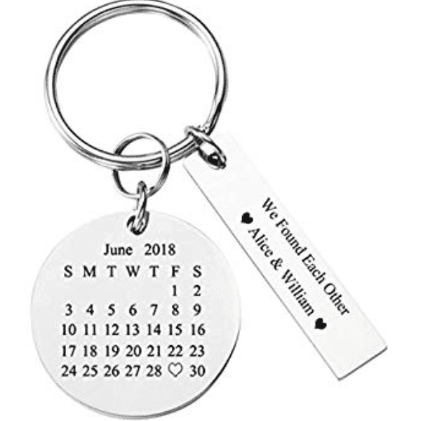 Customized-Message-Calender-Keychain